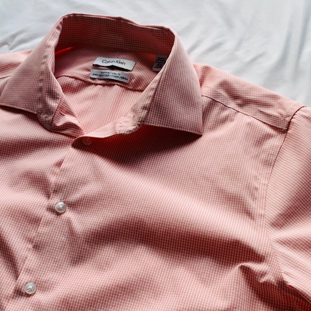 Calvin Klein Slim Fit Dress Shirt - Picture 1 of 3